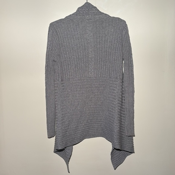 Autumn Cashmere Cabled Rib Drape Cardigan - Picture 8 of 10